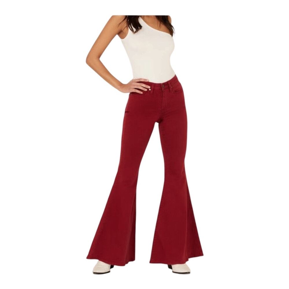 Shyanne Flare Red Jeans 32 Women